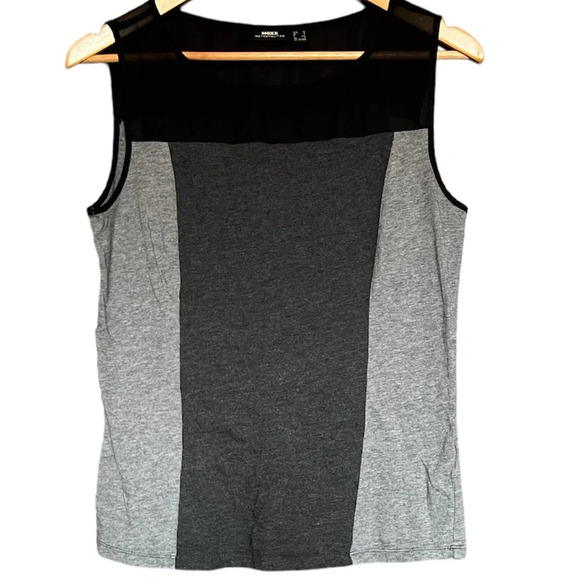 Mexx size Medium (M) sleevelss gray and black top - Picture 1 of 4